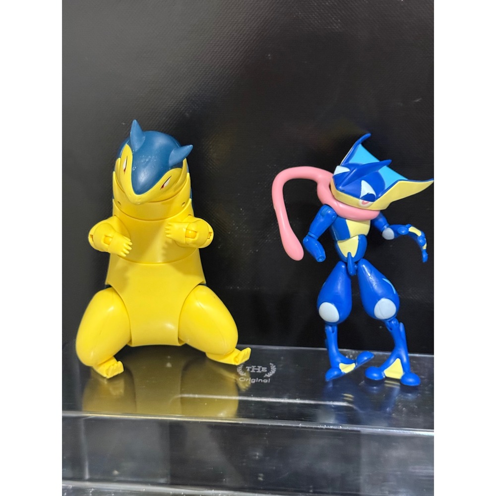 Pokemon Action Figures Typhlosion Greninja Toy Collectible Set‎